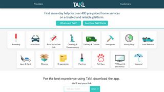 
                            3. Takl | Home Services On Demand