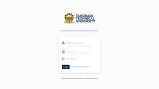 
                            12. Takoradi Technical University | Students Portal