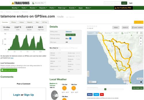 
                            8. talamone enduro on GPSies.com | Trailforks