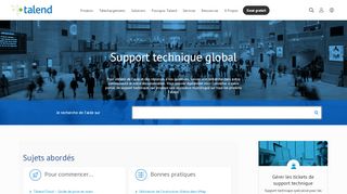 
                            2. Talend Global, Multi-Lingual Technical Support Services