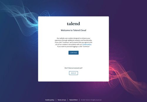 
                            13. Talend - Login