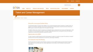 
                            2. Talent and Career Management - Development Bank of Southern Africa