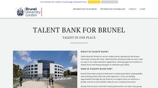 
                            10. Talent Bank for Brunel