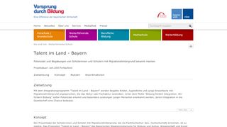 
                            13. Talent im Land — Bayern - Vorsprung durch Bildung