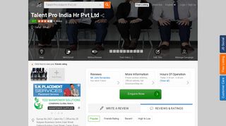 
                            9. Talent Pro India Hr Pvt Ltd, Camp - Placement Services (Candidate ...