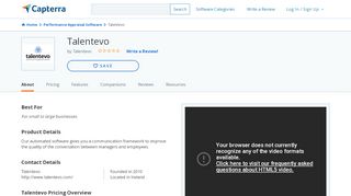 
                            11. Talentevo Reviews and Pricing - 2019 - Capterra