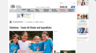 
                            3. Talentinos - Kinder und Jugendliche - Deutscher Tennis Bund