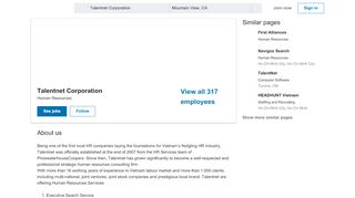 
                            10. Talentnet Corporation | LinkedIn