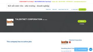 
                            13. Talentnet Corporation - Thực tập | Cổng thông tin thực tập kết nối sinh ...