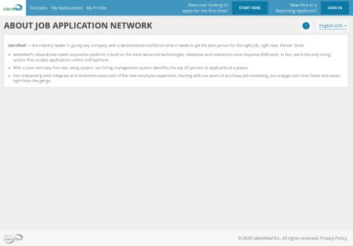 
                            2. talentReef Applicant Portal