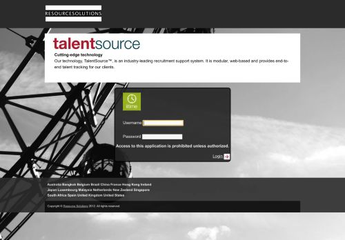 
                            8. Talentsource iTime - Talentsource Login