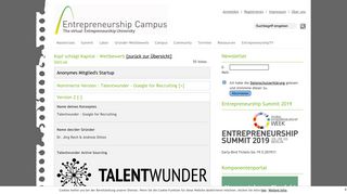 
                            11. Talentwunder - - Entrepreneurship.deEntrepreneurship.de