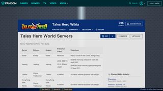 
                            9. Tales Hero World Servers | Tales Hero Wikia | FANDOM powered by ...