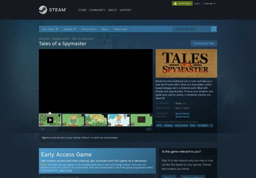 
                            13. Tales of a Spymaster on Steam