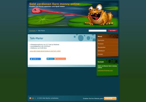 
                            12. Talk-Mailer :: Geld verdienen Earn money online