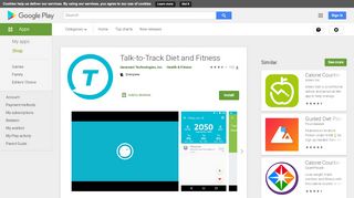 
                            3. Talk-to-Track Diet and Fitness - Apps on Google Play