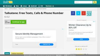 
                            4. Talkatone: Free Texts & Calls 5.5.6 Free Download