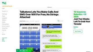 
                            6. Talkatone Lets You Make Calls And SMS Over Wifi For Free, No ...