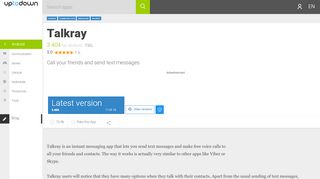 
                            3. Talkray 3.404 for Android - Download
