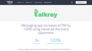 
                            7. Talkray Case Study | Facebook Audience Network