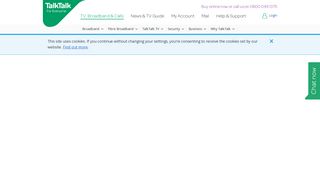 
                            1. TalkTalk | Broadband, Fibre, TV and Calls