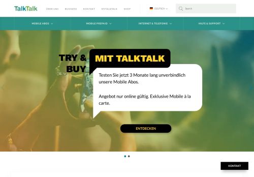 
                            1. TalkTalk - Mobile, Prepaid, Internet and Voice in Switzerland