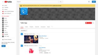 
                            10. TalkU App - YouTube