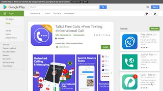 
                            3. TalkU Free Calls +Free Texting +International Call - Apps on Google ...