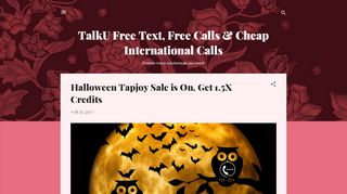 
                            7. TalkU Free Text, Free Calls & Cheap International Calls