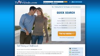 
                            4. TallFriends: Tall Dating, Tall Singles, Tall Men, Tall Women, Tall ...