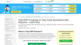 
                            9. Tally ERP 9 Upgrade or Tally Crack Download Is Not Required - Learn ...