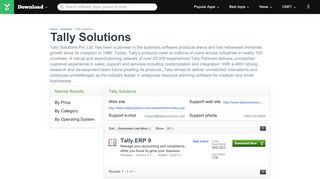 
                            11. Tally Solutions - Download.com