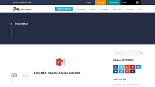 
                            7. Tally.NET, Remote Access and SMS | Tally