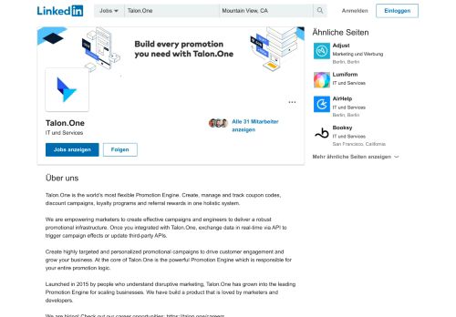 
                            8. Talon.One | LinkedIn