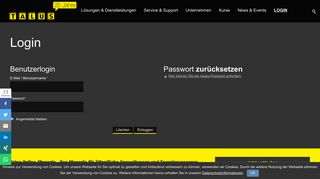 
                            1. Talus Informatik AG - Login