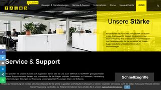 
                            4. Talus Informatik AG - Service & Support