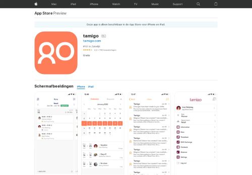 
                            6. Tamigo in de App Store - iTunes - Apple
