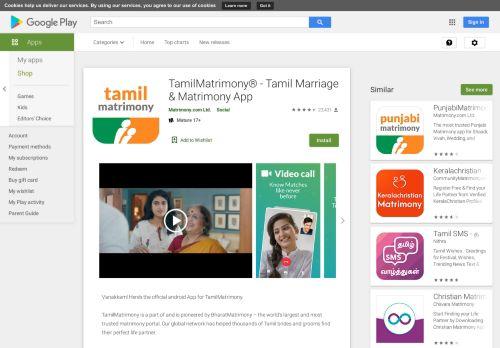 
                            10. TamilMatrimony® - The No. 1 choice of Tamils - Apps on ...