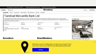 
                            6. Tamilnad Mercantile Bank Ltd.: Private Company ...