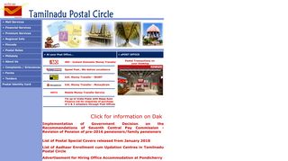 
                            13. Tamilnadu Postal Circle - Home Page