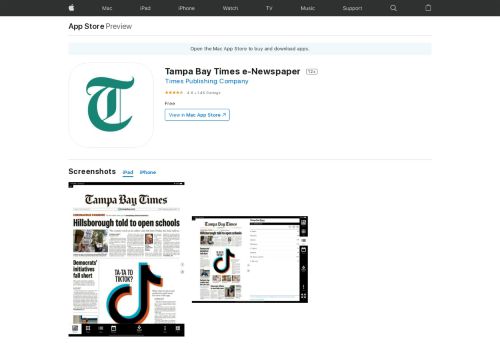 
                            9. Tampa Bay Times e-newspaper on the App Store - iTunes - Apple