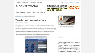 
                            6. Tampilan login facebook terbaru | Blog Kertosono