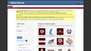 
                            1. TAMU SSO login - The Texas A&M University System