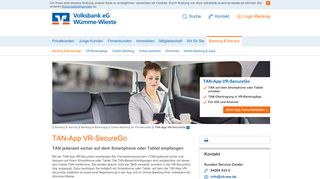 
                            13. TAN-App - Volksbank eG Wümme-Wieste