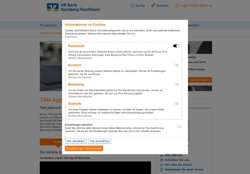 
                            5. TAN-App - Volksbank Forchheim eG