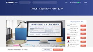 
                            2. TANCET Application Form 2019, Registration - Check Details Here