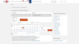 
                            10. Tanda Bus Tickets Booking @ 120 Rs Off - Fares, Distance, Time ...