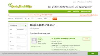 
                            8. Tandempartner | ErsteNachhilfe.de