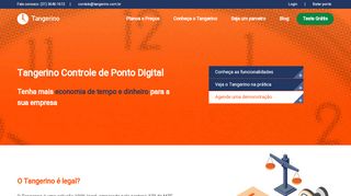 
                            9. Tangerino - Sistema de Controle de Ponto Eletrônico