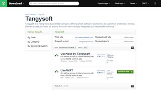 
                            3. Tangysoft - Download.com